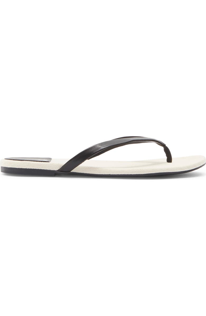 Jeffrey Campbell Kierra Flip Flop, Alternate, color, Black Cream Combo