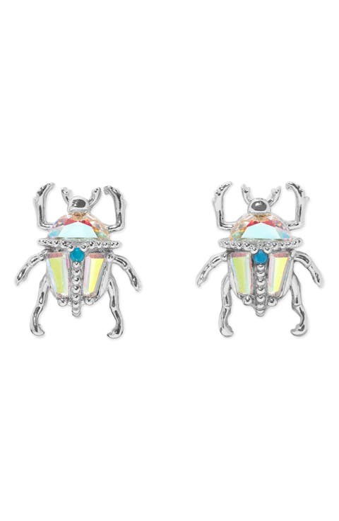Beetle Stud Earrings