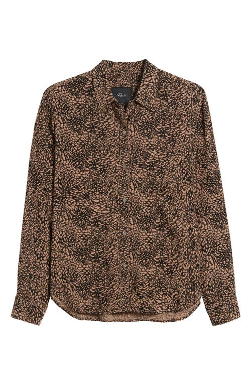 Rails Josephine Animal Print Button-up Shirt In Desert Lynx