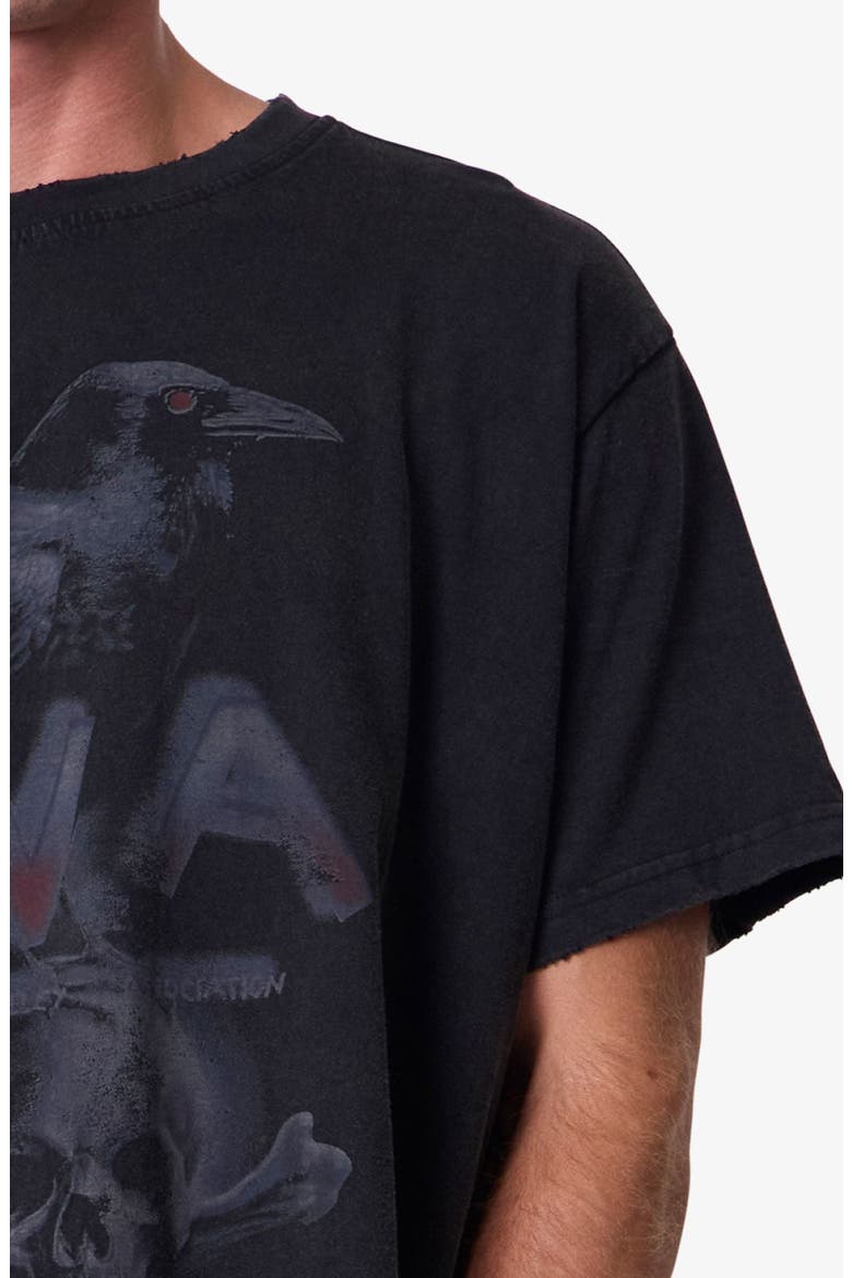 Eva Cotton Graphic T-Shirt, Alternate, color, WASHED BLACK