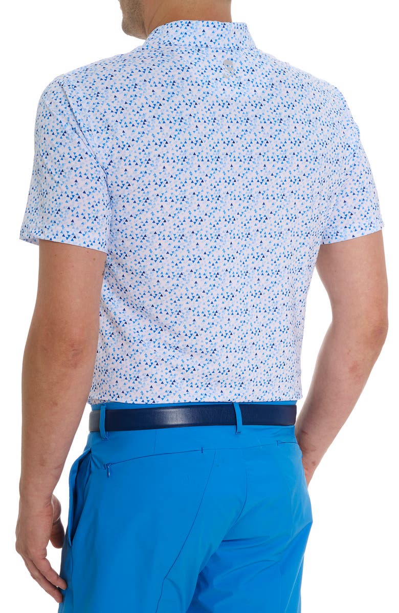 Robert Graham Calder Geo Print Performance Golf Polo, Alternate, color, 