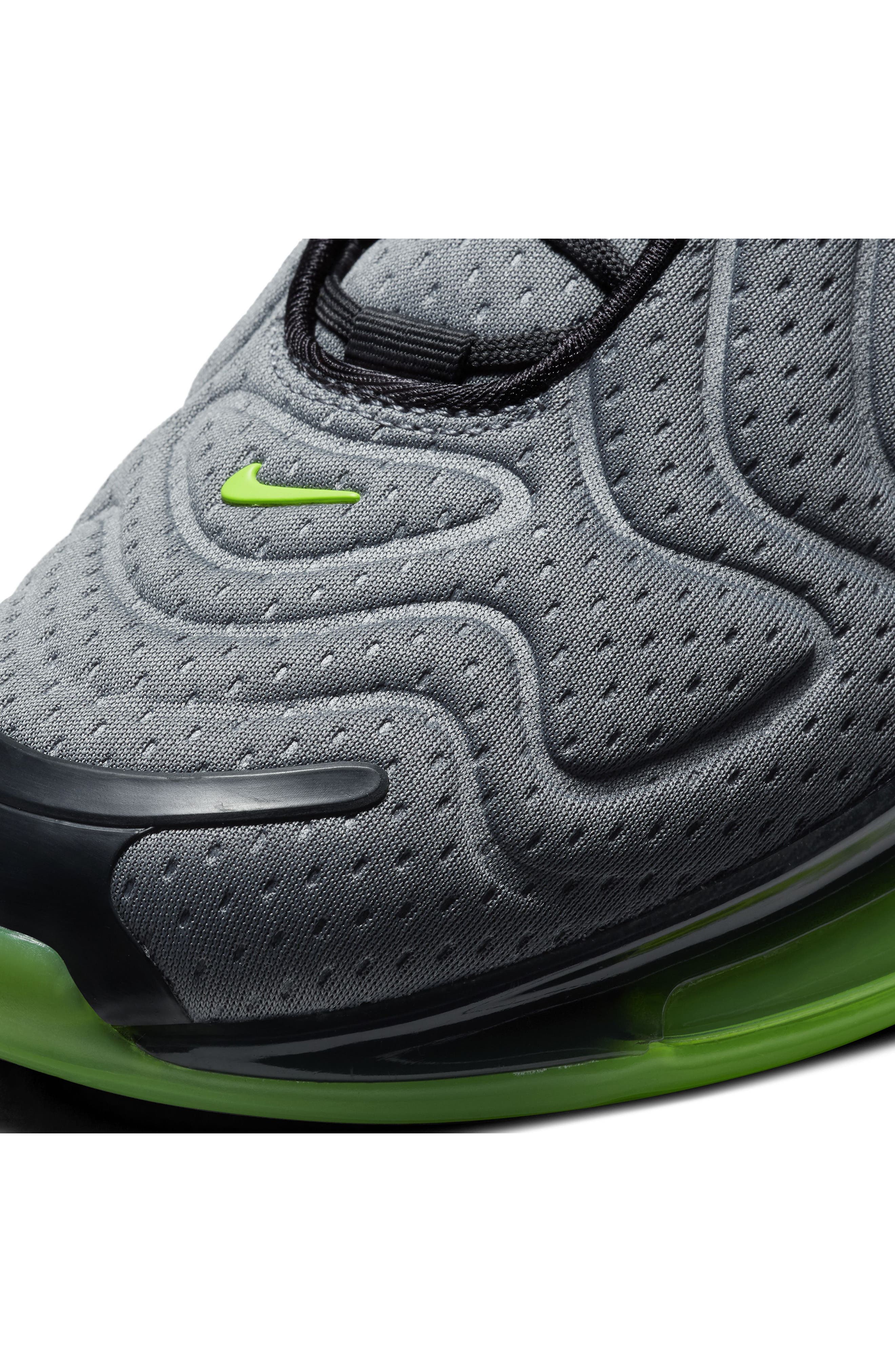 Air Max 720 Sneaker, Alternate, color, GREY/ ANTHRACITE/ GREEN
