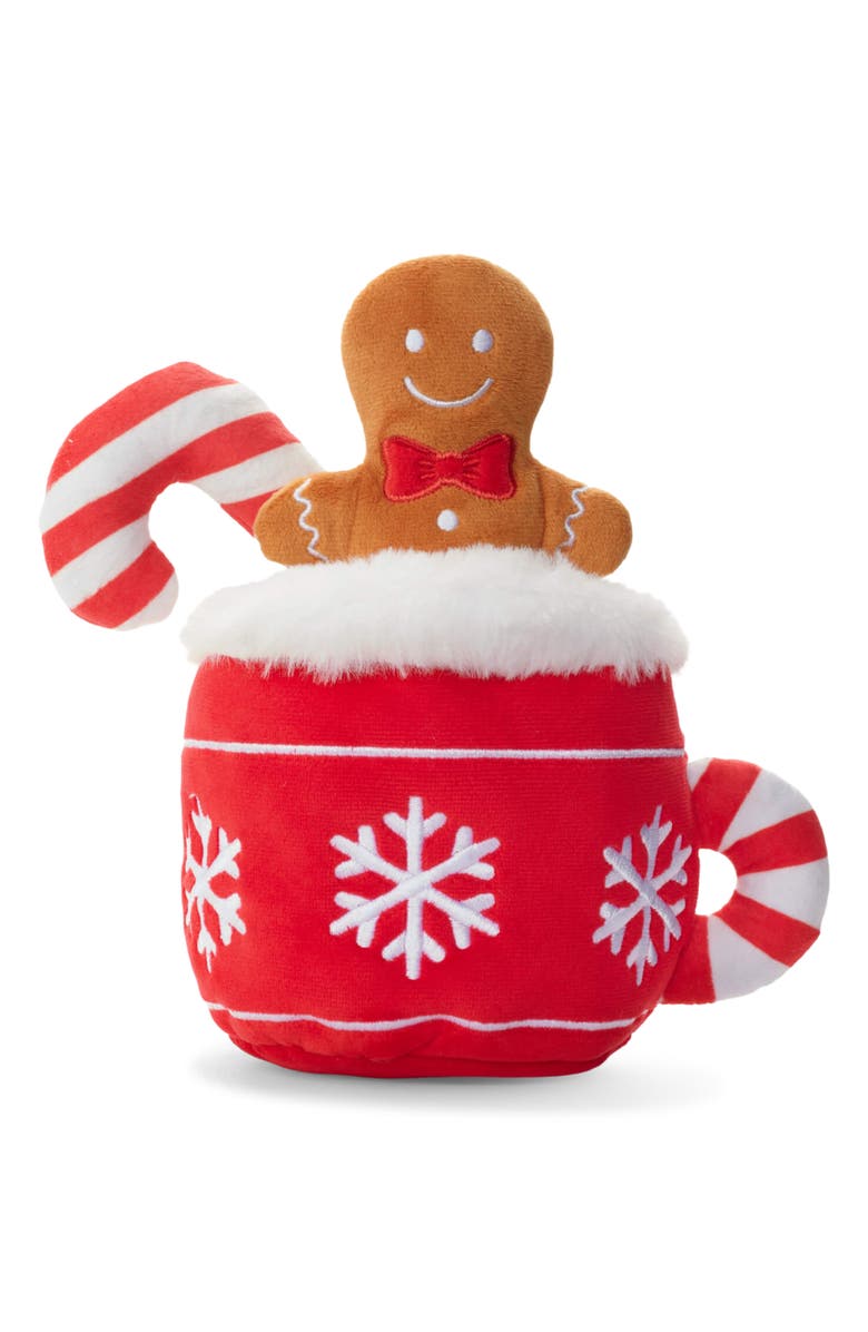 The Foggy Dog Holiday Hot Cocoa Dog Toy, Main, color, Holiday Hot Cocoa
