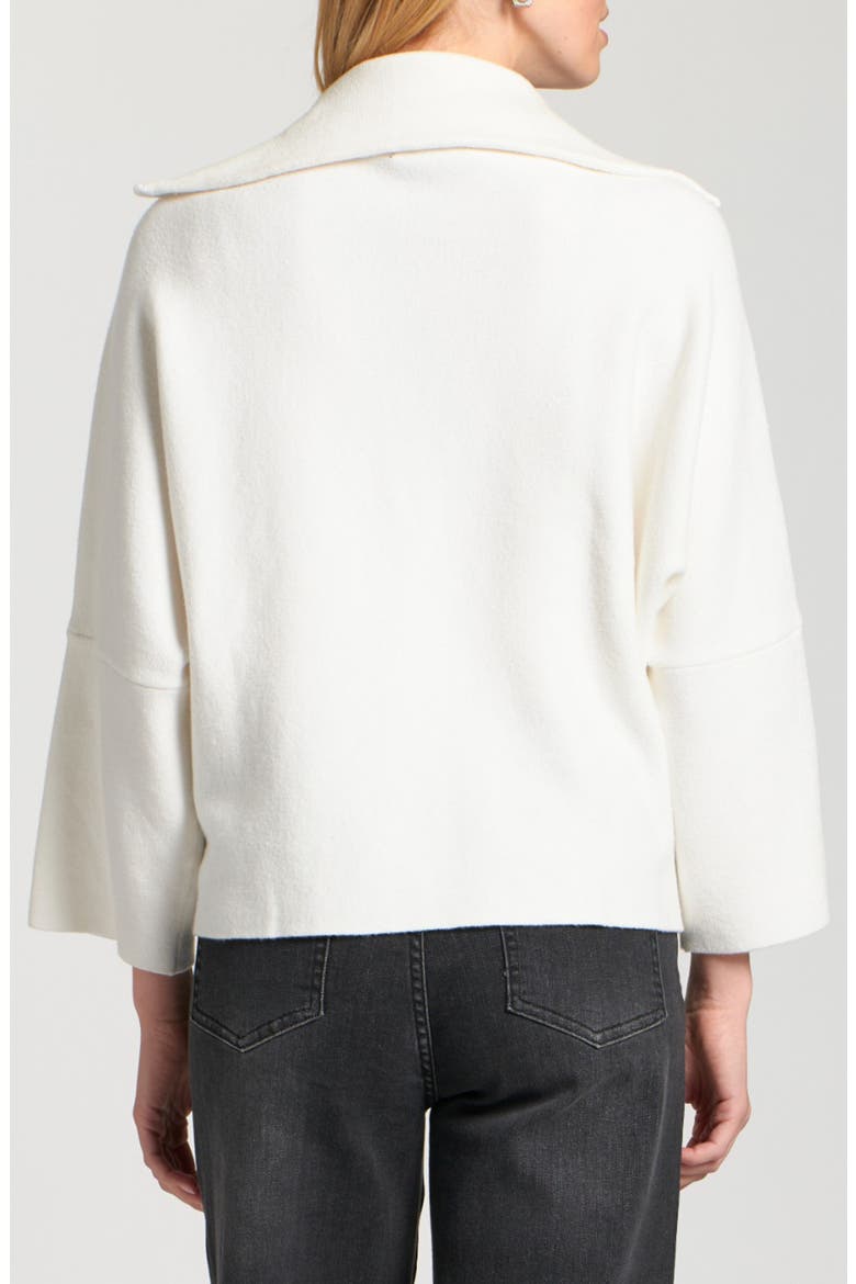 Half-Zip Pullover, Alternate, color, WINTER WHITE