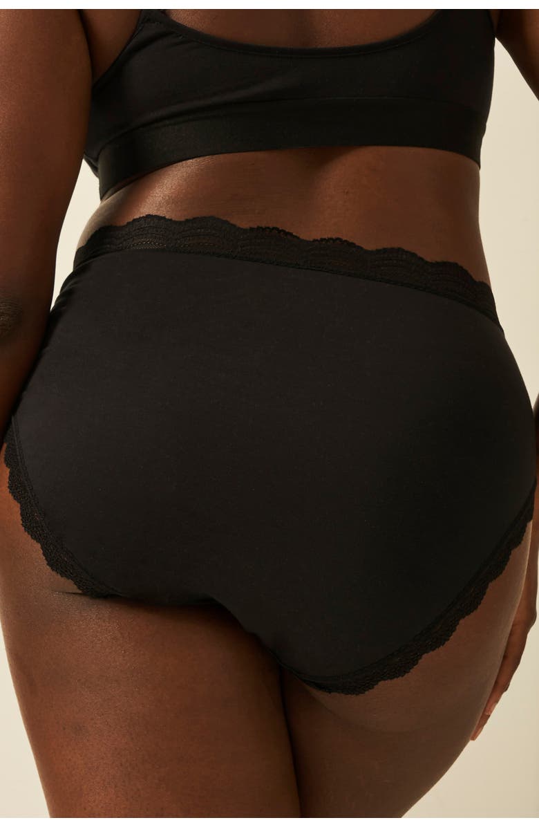 Stripe & Stare All Styles Knicker Box, Alternate, color, Black