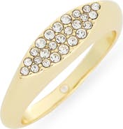 Covet Pavé CZ Signet Ring