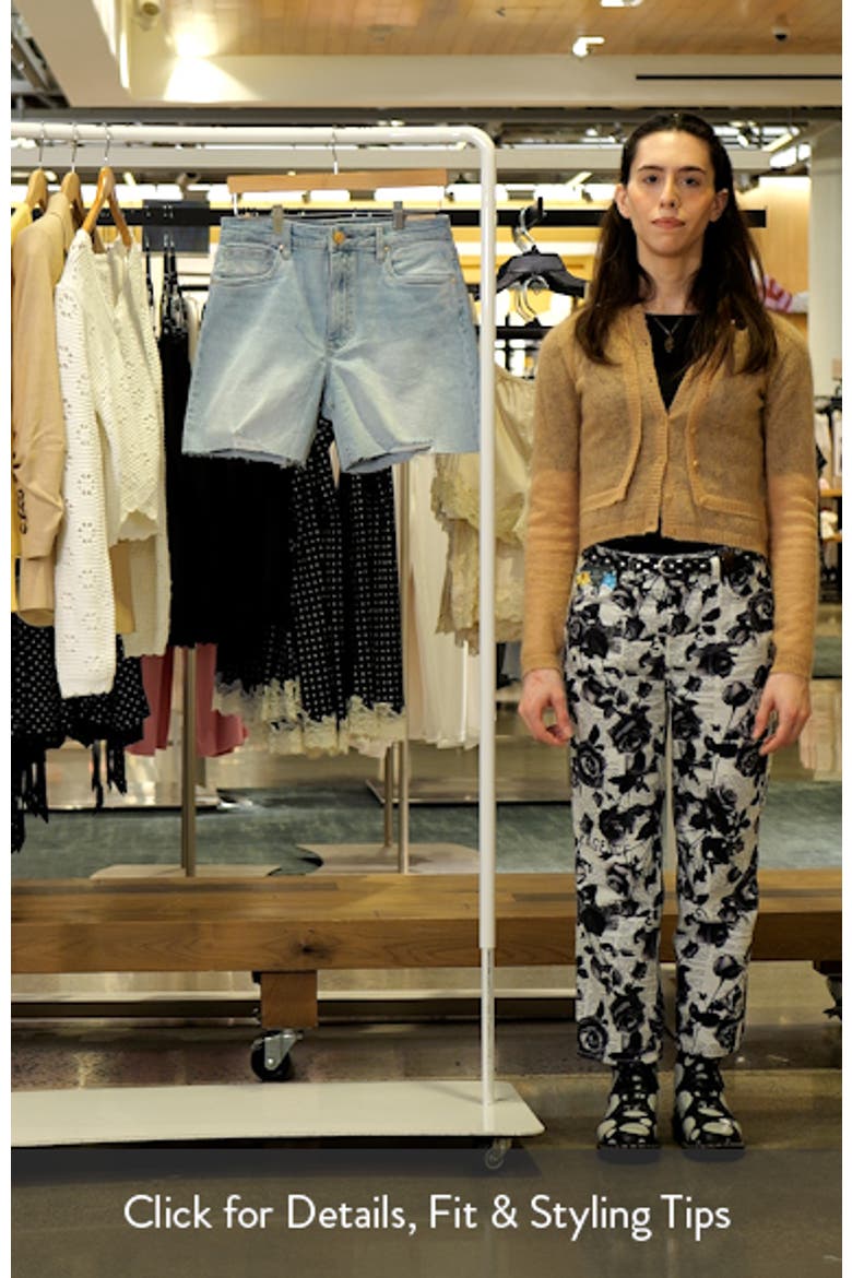 Jenny High Waist Cutoff Denim Shorts video