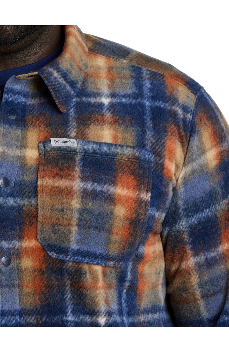 Columbia Big & Tall Steens Mountain Printed Shirt Jacket, Alternate, color,