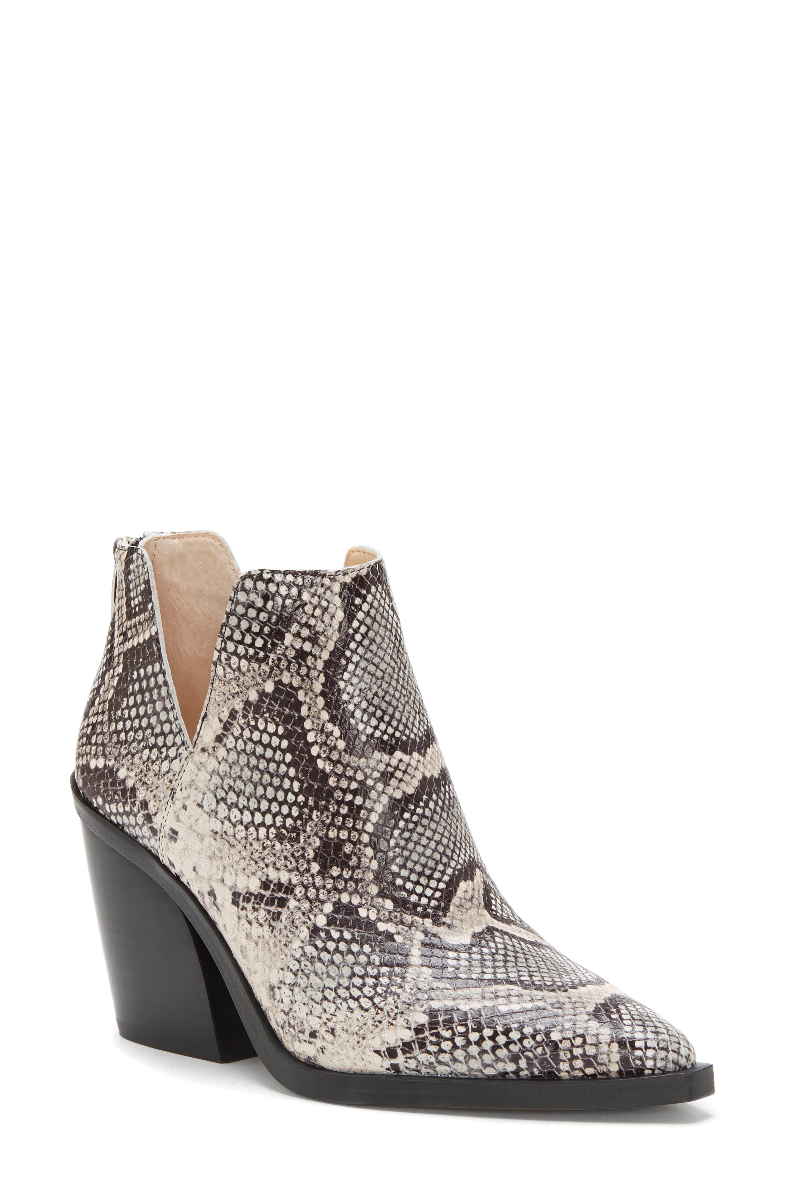 Gigietta Bootie, Main, color, ASH MULTI EMBOSSED LEATHER