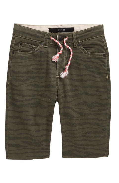 Kids' Print Raw Hem Shorts (Big Boy)