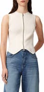 AllSaints Cruz Rib Knit Sweater Vest