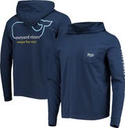 vineyard vines Men's Vineyard Vines Navy Tampa Bay Rays Long Sleeve Hoodie T-Shirt