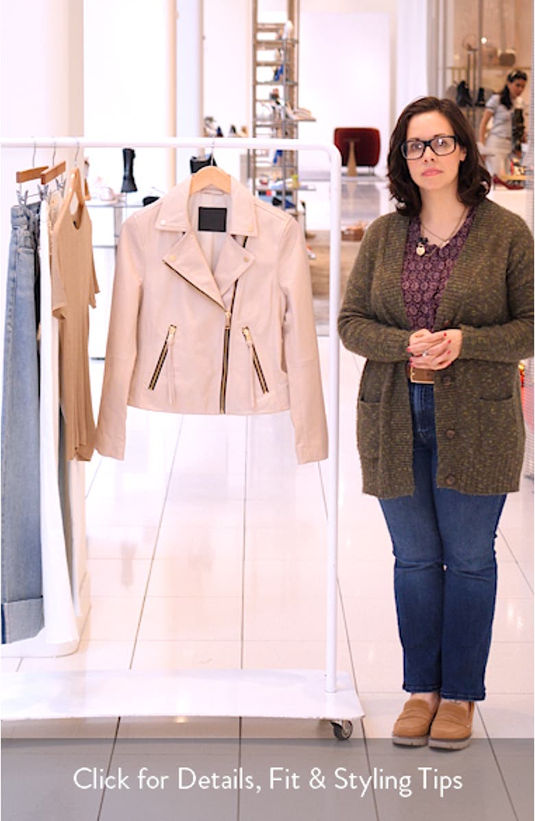 Dalby Leather Biker Jacket, sales video thumbnail