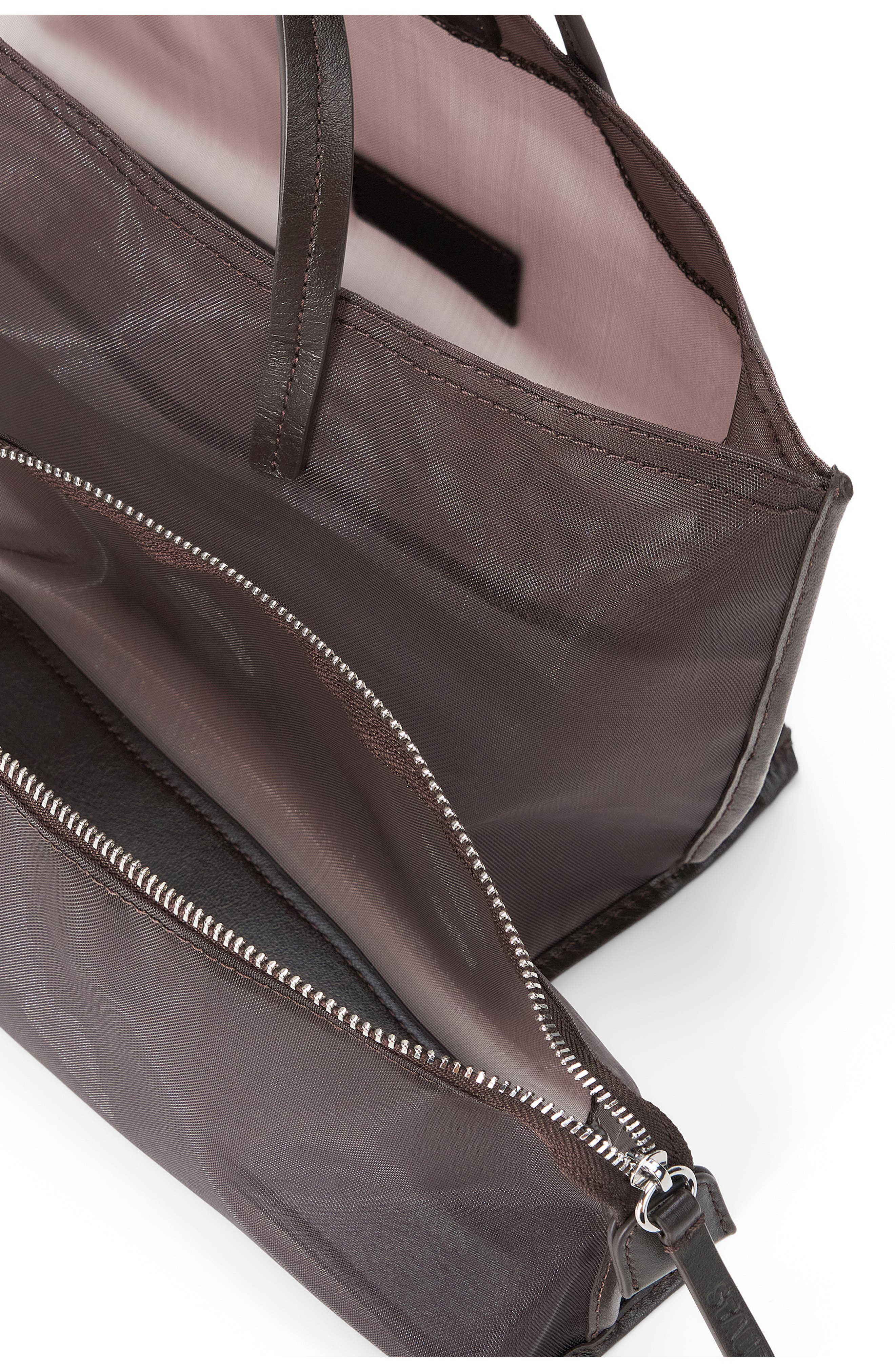 STAUD Mini Christos Mesh Tote, Alternate, color, Espresso