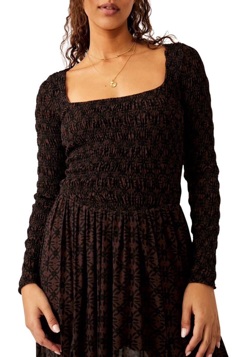 Free People It's Fate Long Sleeve Maxi Dress, Alternate, color,