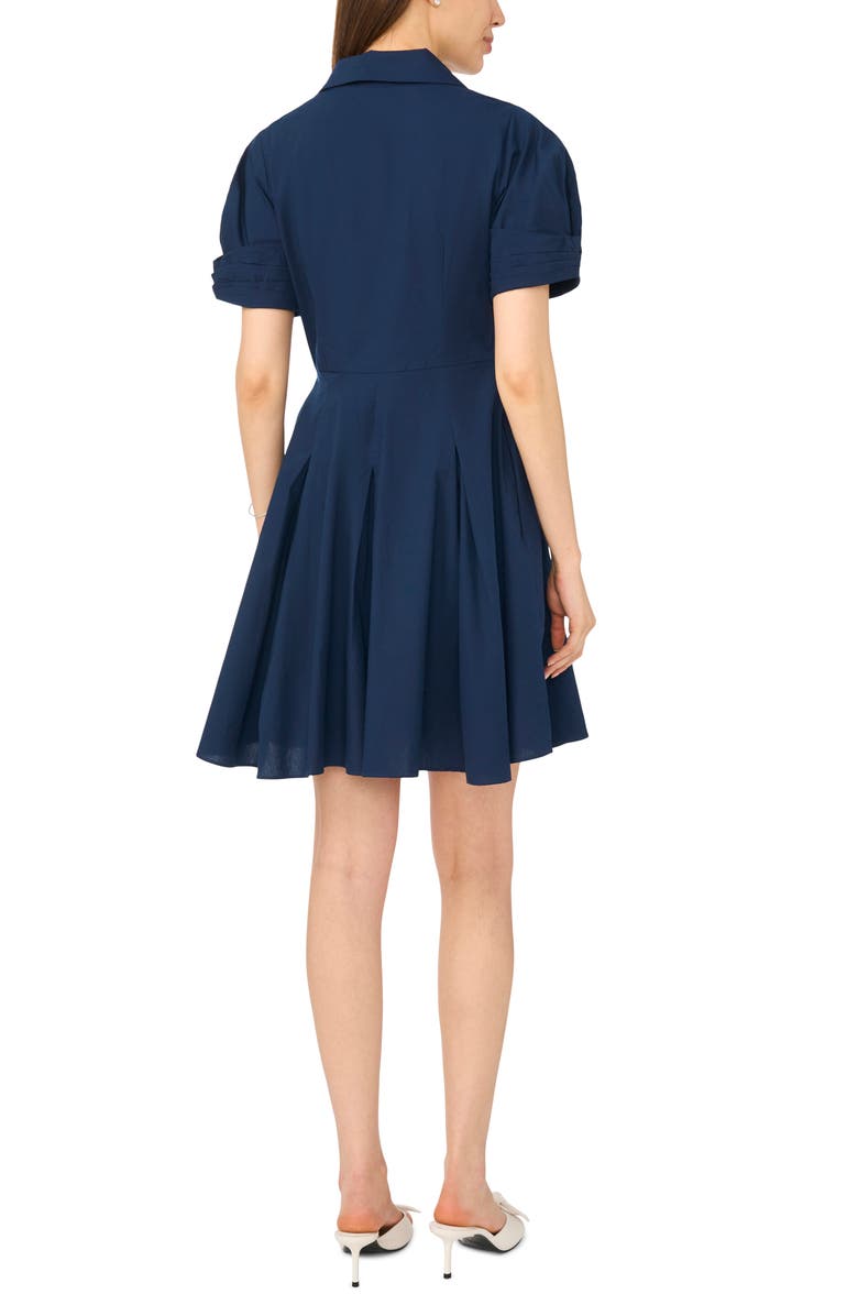 Ted Baker Balloon Sleeve Shirtdress, Alternate, color, Classic Navy