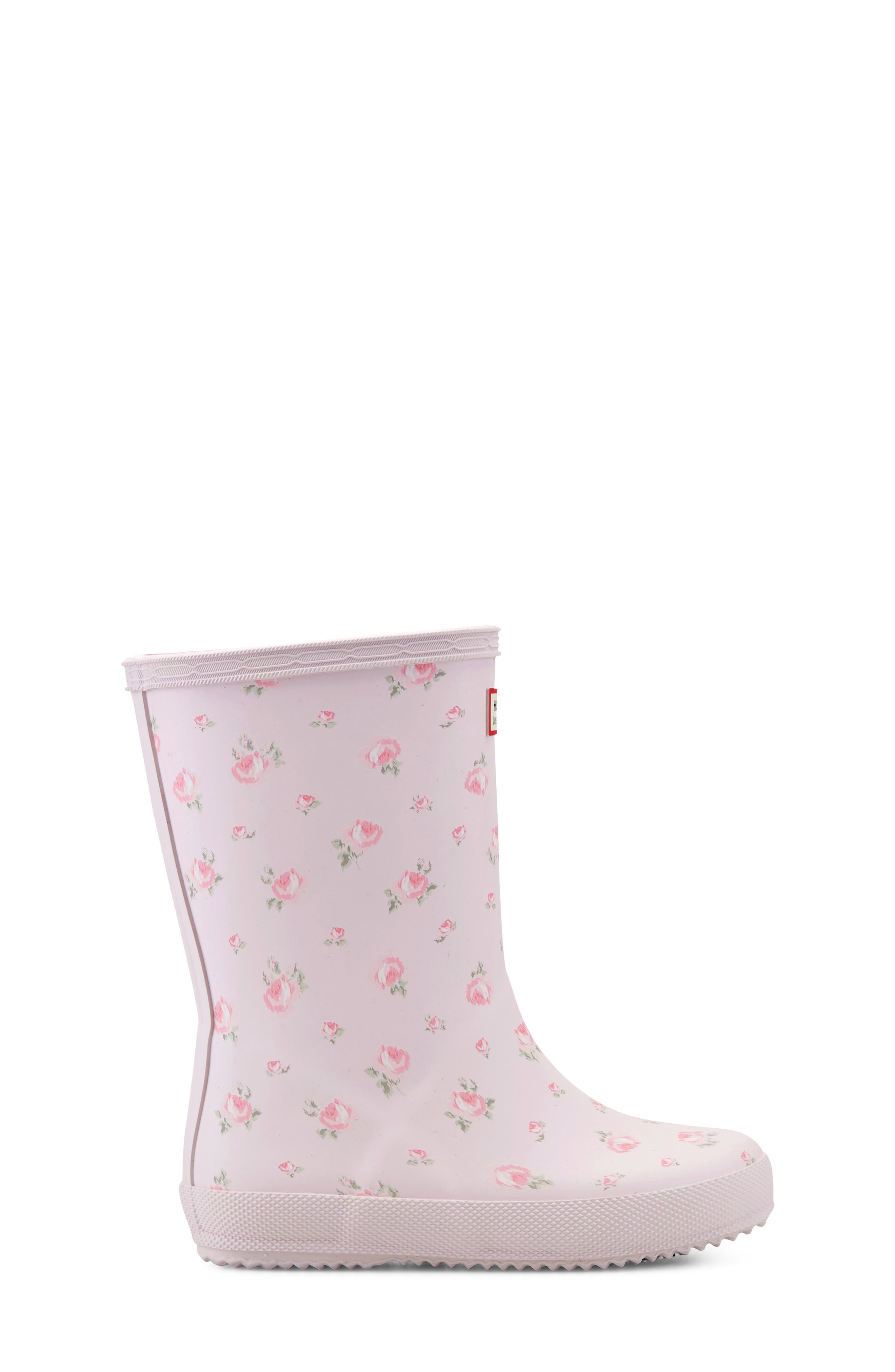 x LoveShackFancy Kids' First Classic Rain Boot, Alternate, color, BLOOMING HEIRLOOM DITSY PRINT