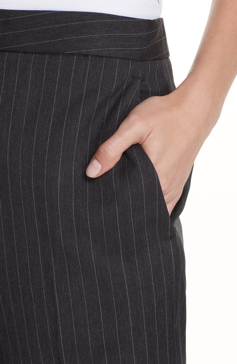 rag & bone Poppy Pinstripe Pants, Alternate, color, 