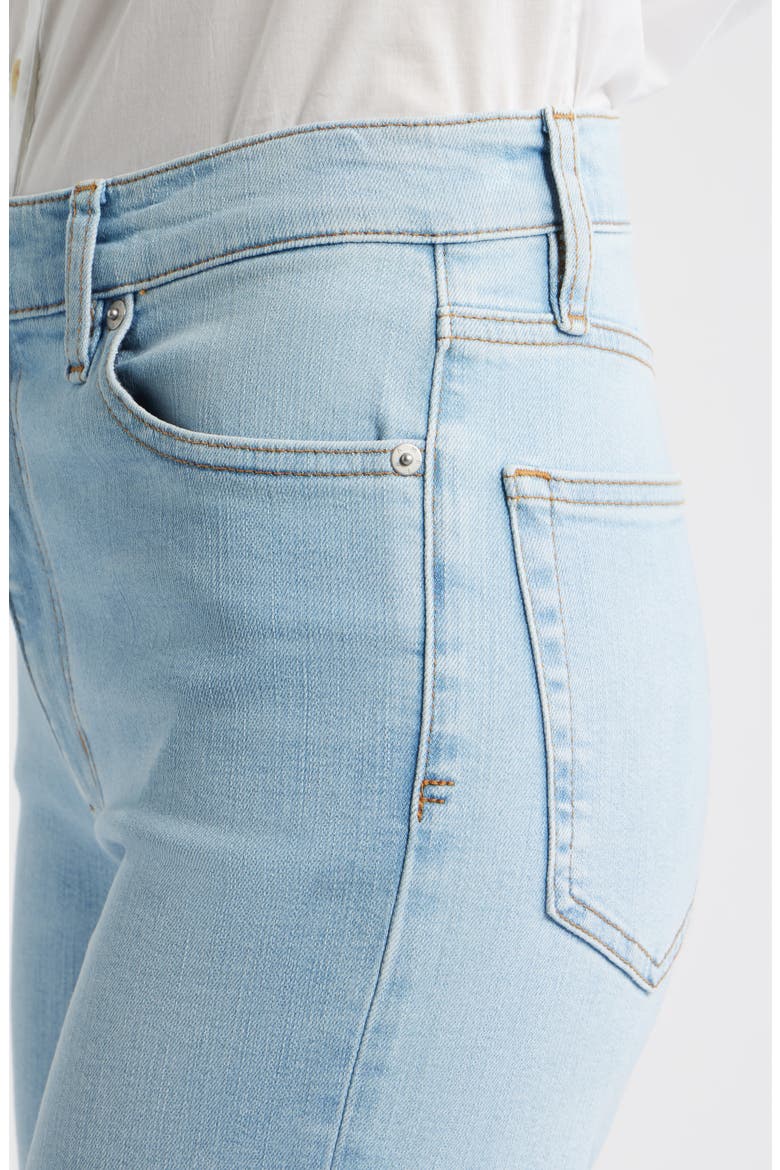 Le Sleek High Waist Ankle Straight Leg Jeans, Alternate, color, HUSH