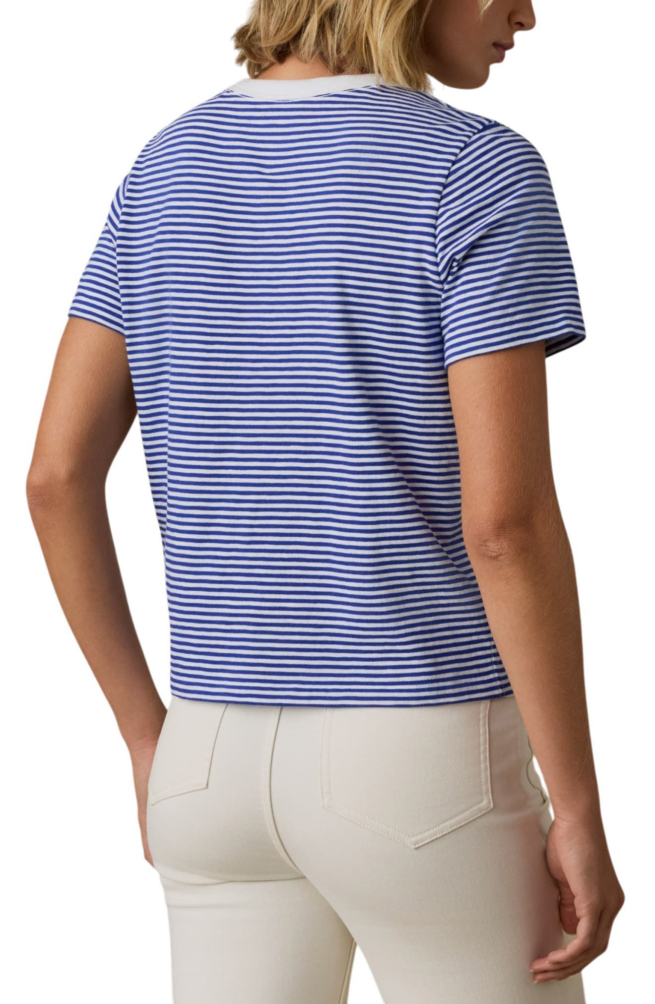 Женские Faherty Sunwashed Essential Cotton T-Shirt — фото 2
