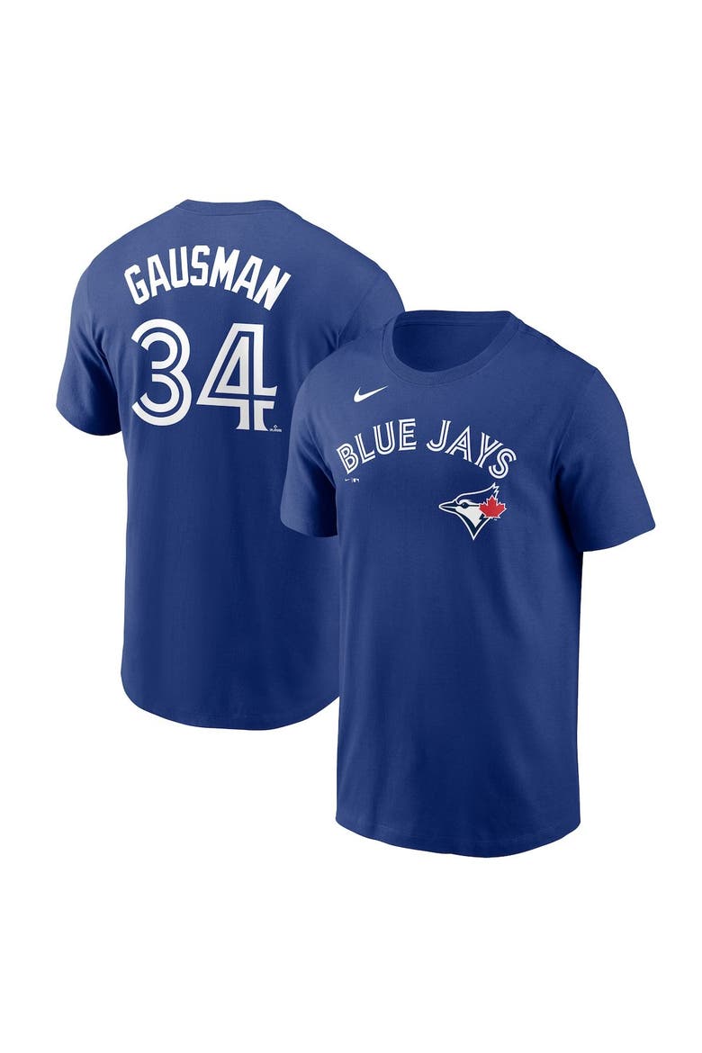 Men's Nike Kevin Gausman Navy Toronto Blue Jays Name & Number T-Shirt, Main, color, Navy