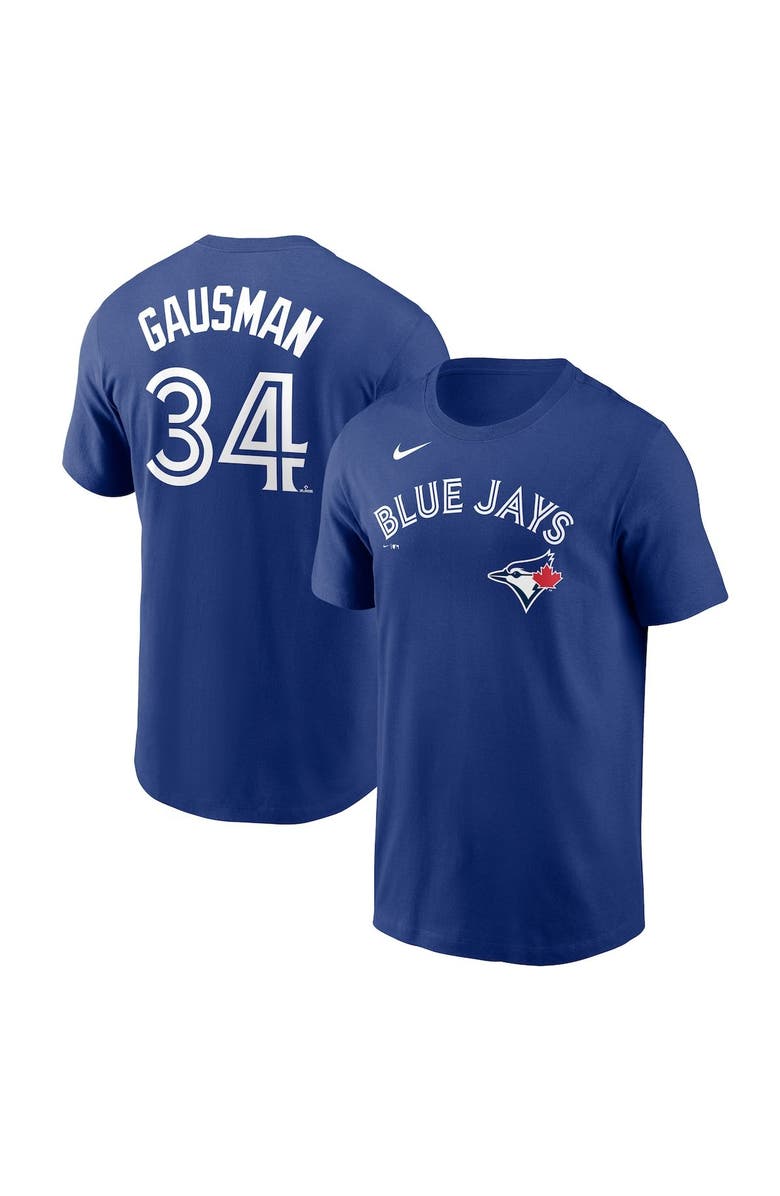 Nike Men's Nike Kevin Gausman Navy Toronto Blue Jays Name & Number T-Shirt, Main, color, Navy