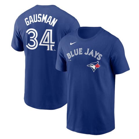 Men's Nike Kevin Gausman Navy Toronto Blue Jays Name & Number T-Shirt