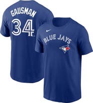 Nike Men's Nike Kevin Gausman Navy Toronto Blue Jays Name & Number T-Shirt