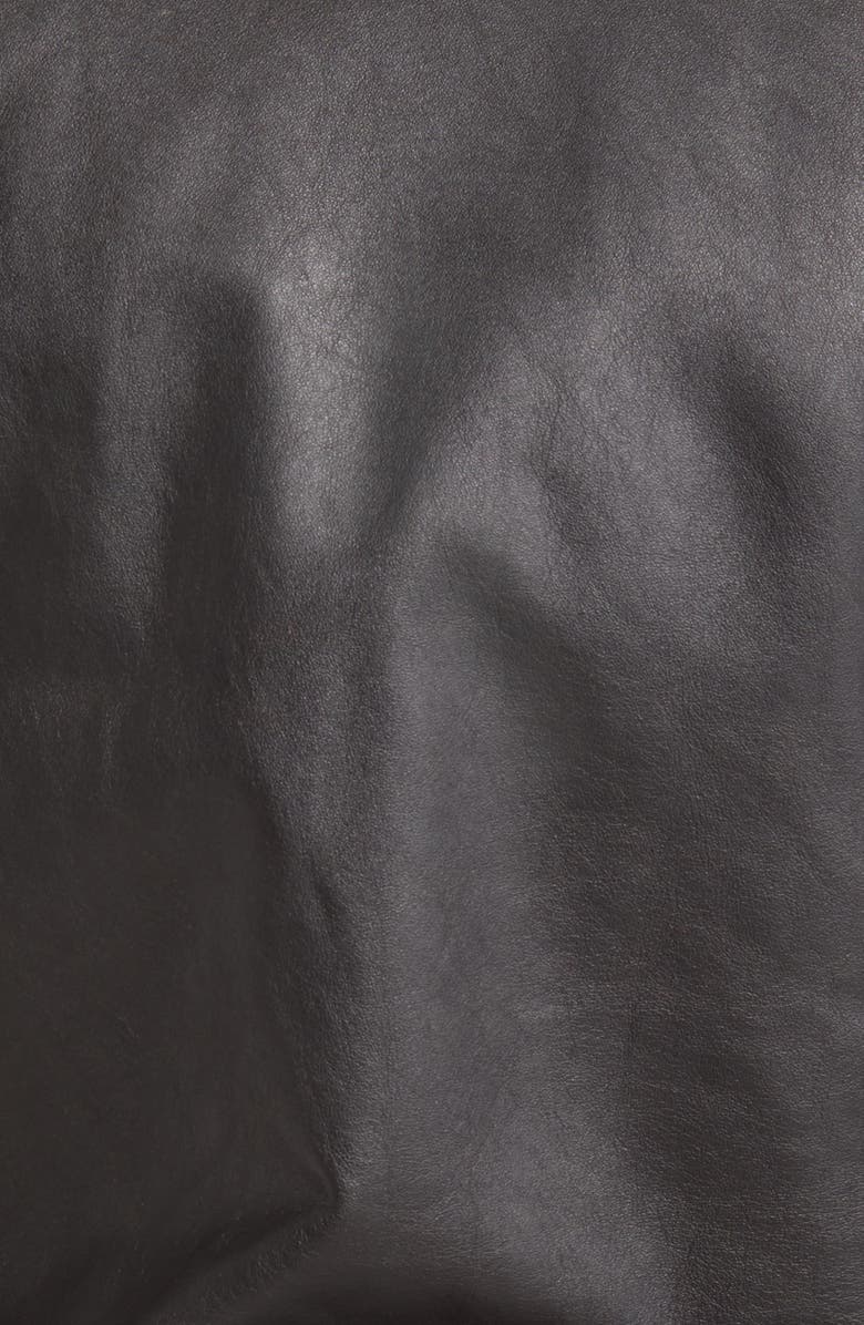 Schott NYC Perfecto Brand Asymmetric Moto Jacket, Alternate, color, Black