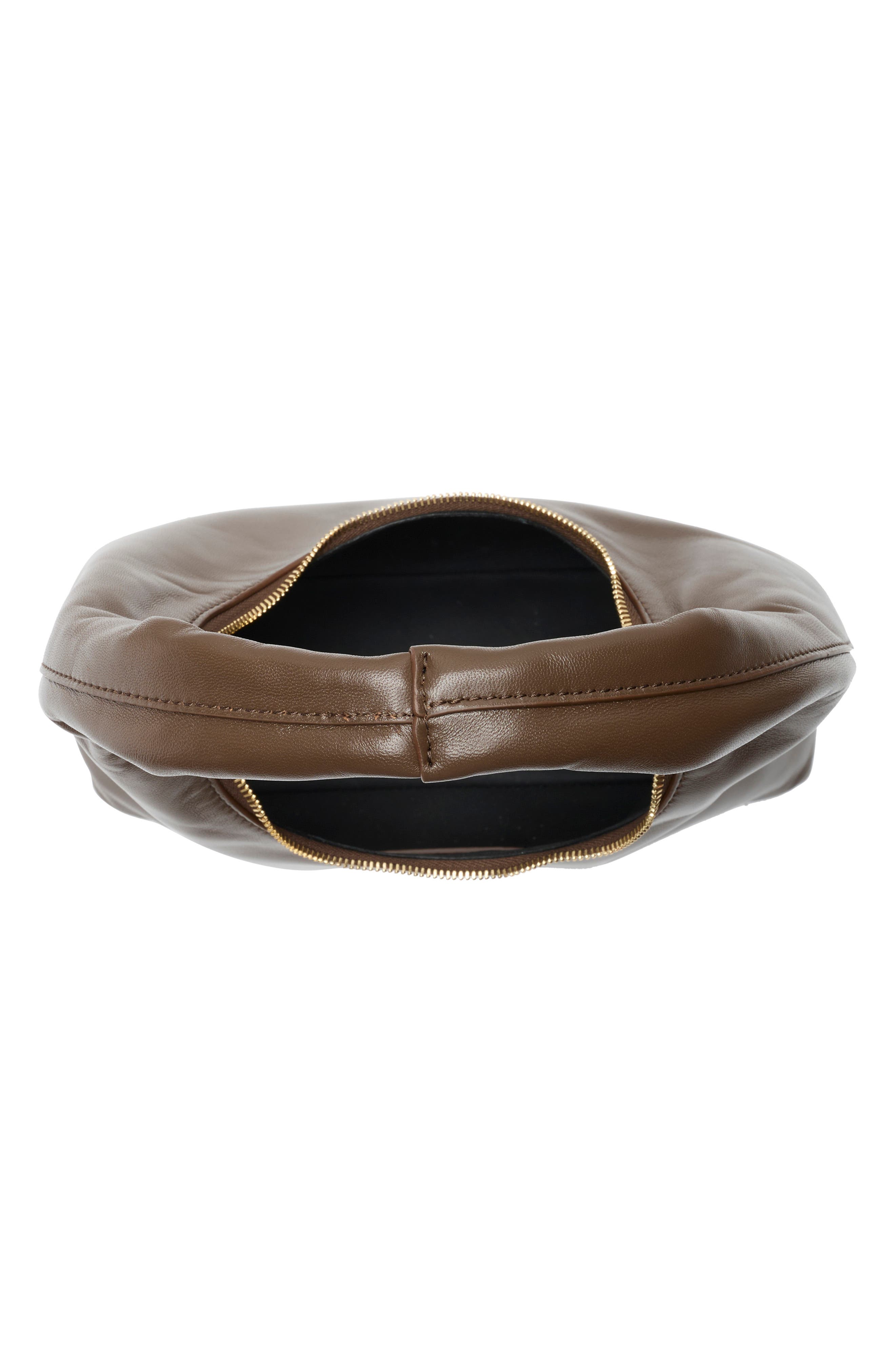 Reformation Willow Leather Shoulder Bag, Alternate, color, Pinecone Leather