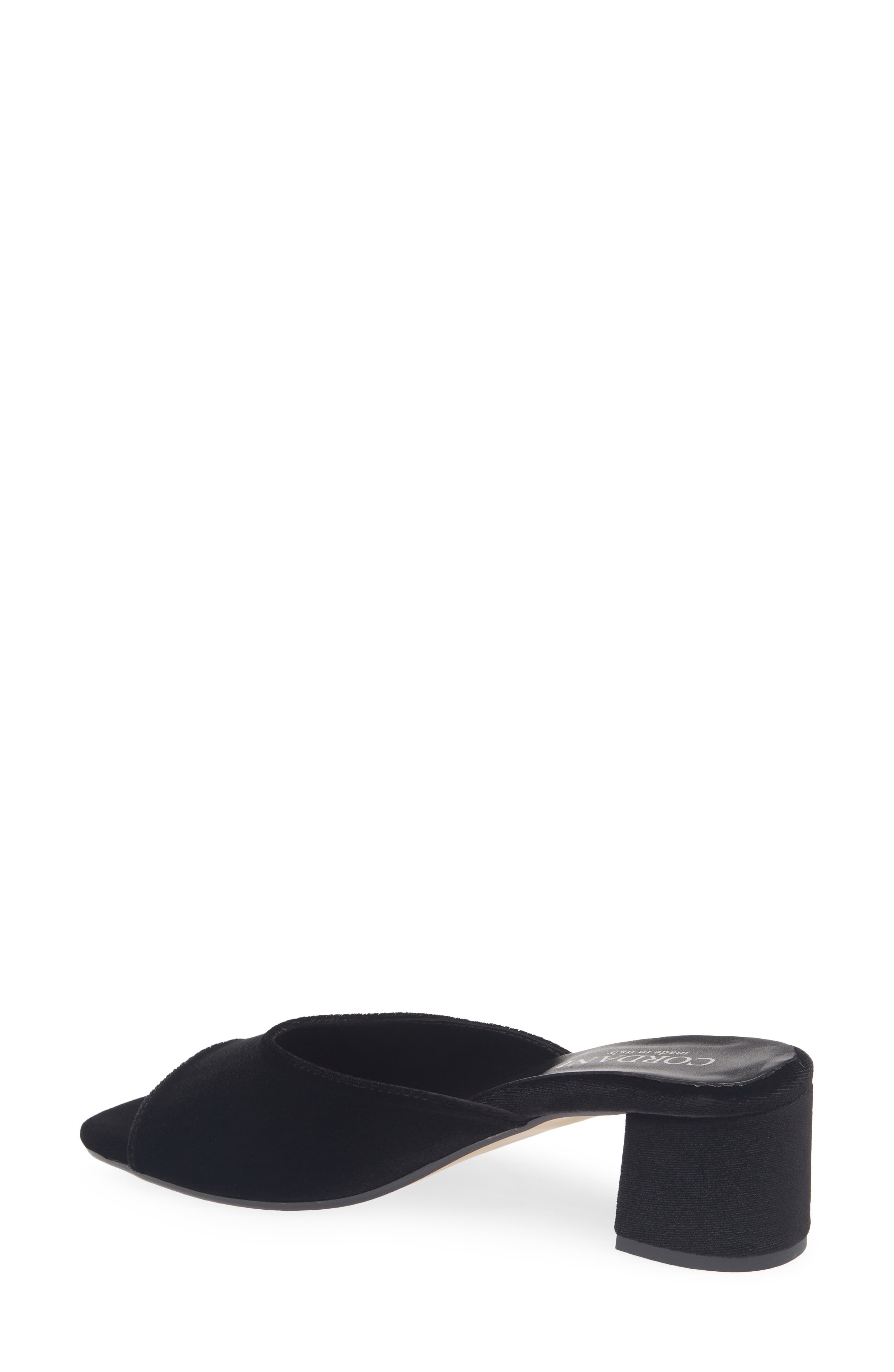 Idris Slide Sandal, Alternate, color, VELLUTO NERO