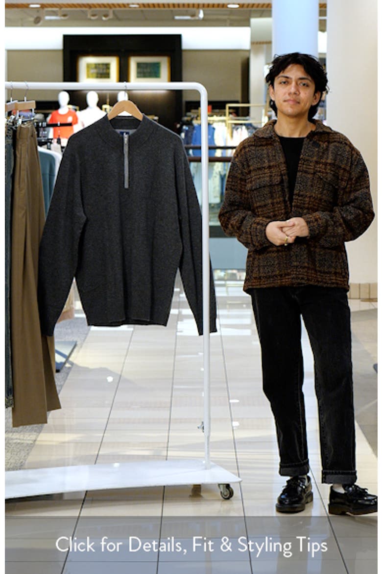 Niccolo Cashmere Quarter Zip Sweater video