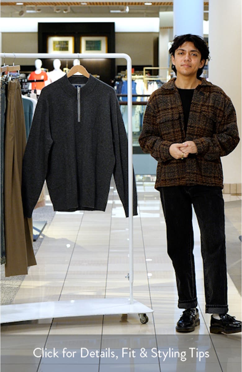 Niccolo Cashmere Quarter Zip Sweater, sales video thumbnail