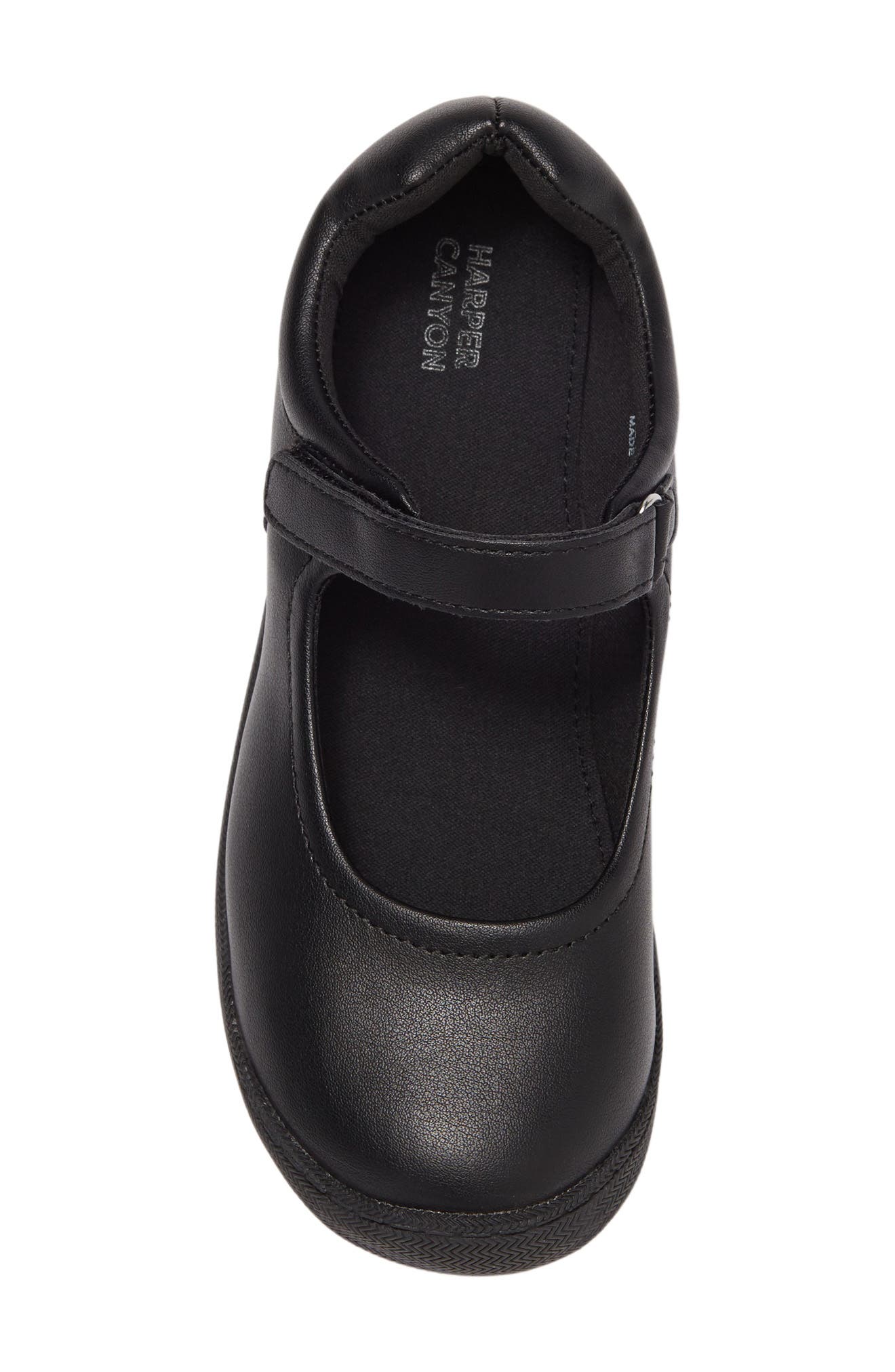 Harper Canyon School Mary Jane Flat, Alternate, color, Black