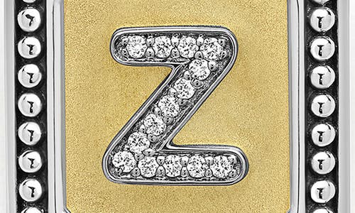 Lagos Signature Caviar Initial Enhancer In Two-tone Z