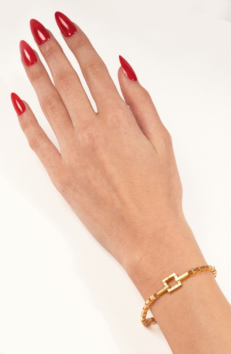 IVI Los Angeles Slim Signore Chain Bracelet, Alternate, color, Yellow Gold