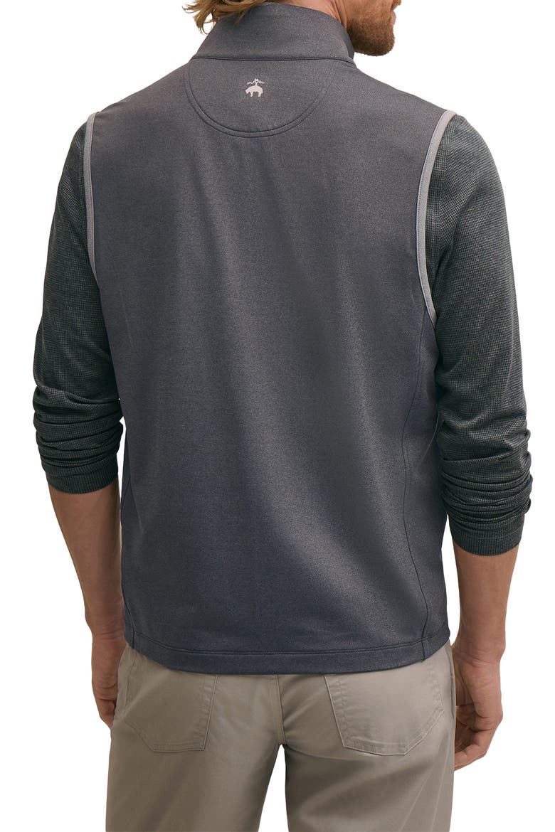 Performance Knit Full Zip Vest, Alternate, color, HEATHER GREY