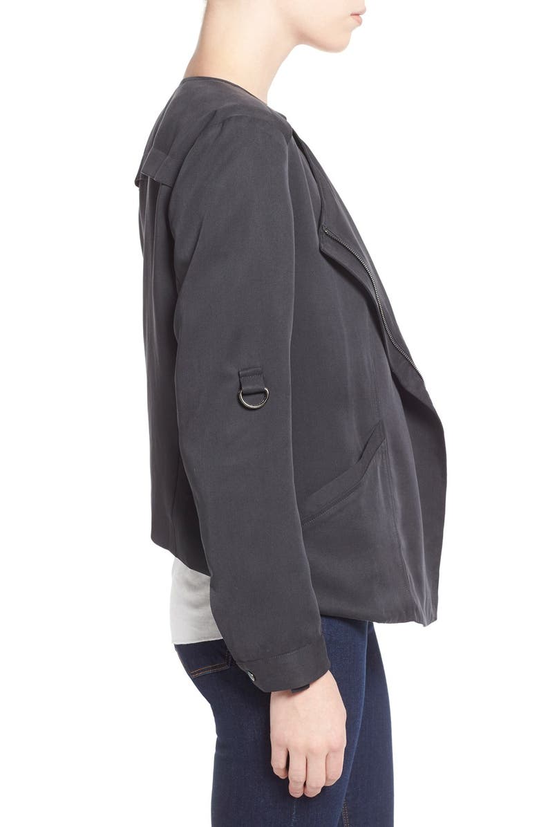 ASTR the Label ASTR Woven Drape Front Jacket, Alternate, color,