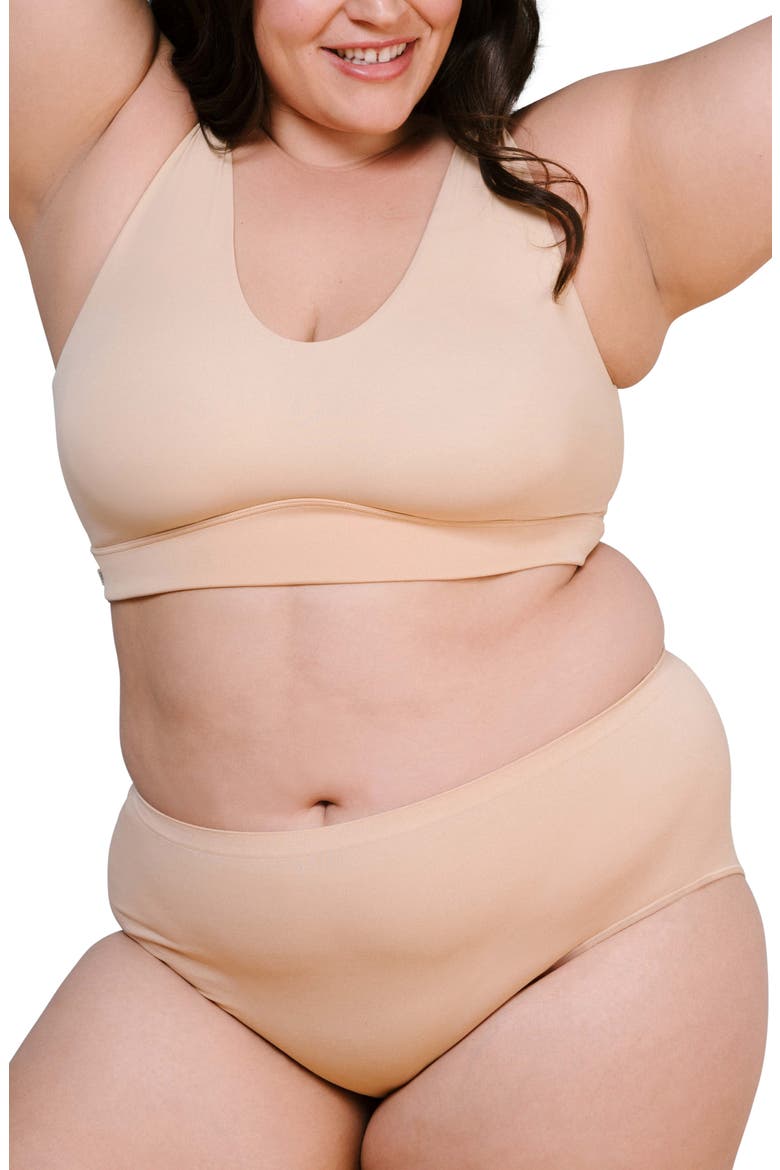 Bliss Bralette, Alternate, color, BEIGE