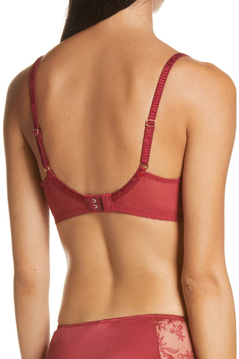 Scene Stealer Underwire Bra, Alternate, color, TIBETAN RED