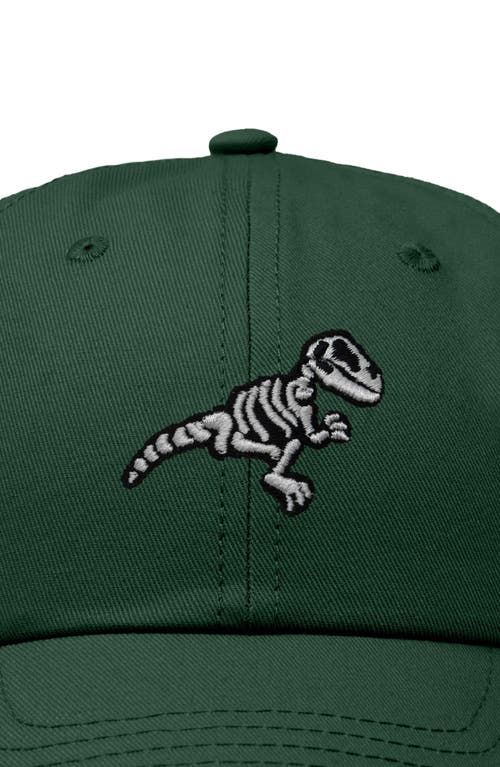 Dalix Fossil Embroidered Outdoor Hat In Dark Green