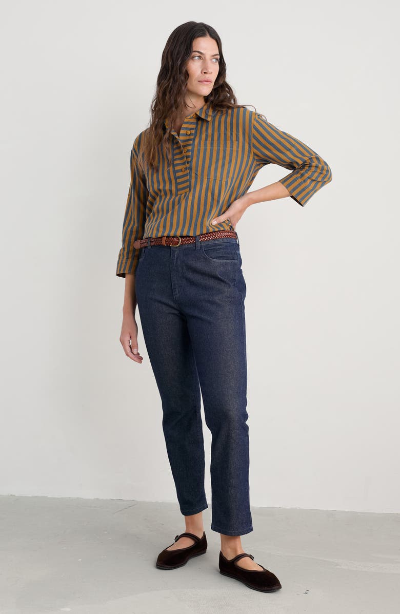 Seasalt Cornwall Mellior Slim Ankle Jeans, Alternate, color, Dark Wash