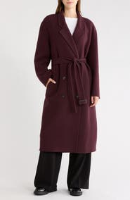 Theory Long Wool & Cashmere Trench Coat