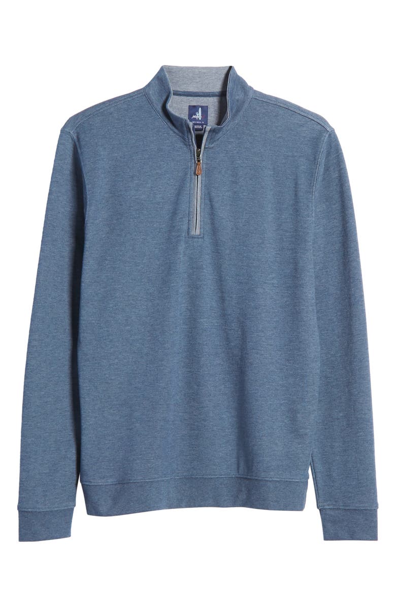 johnnie-O Sully Quarter Zip Pullover, Alternate, color, Helios Blue