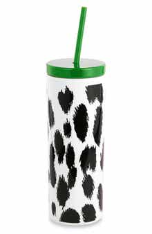 Kate Spade New York print straw tumbler
