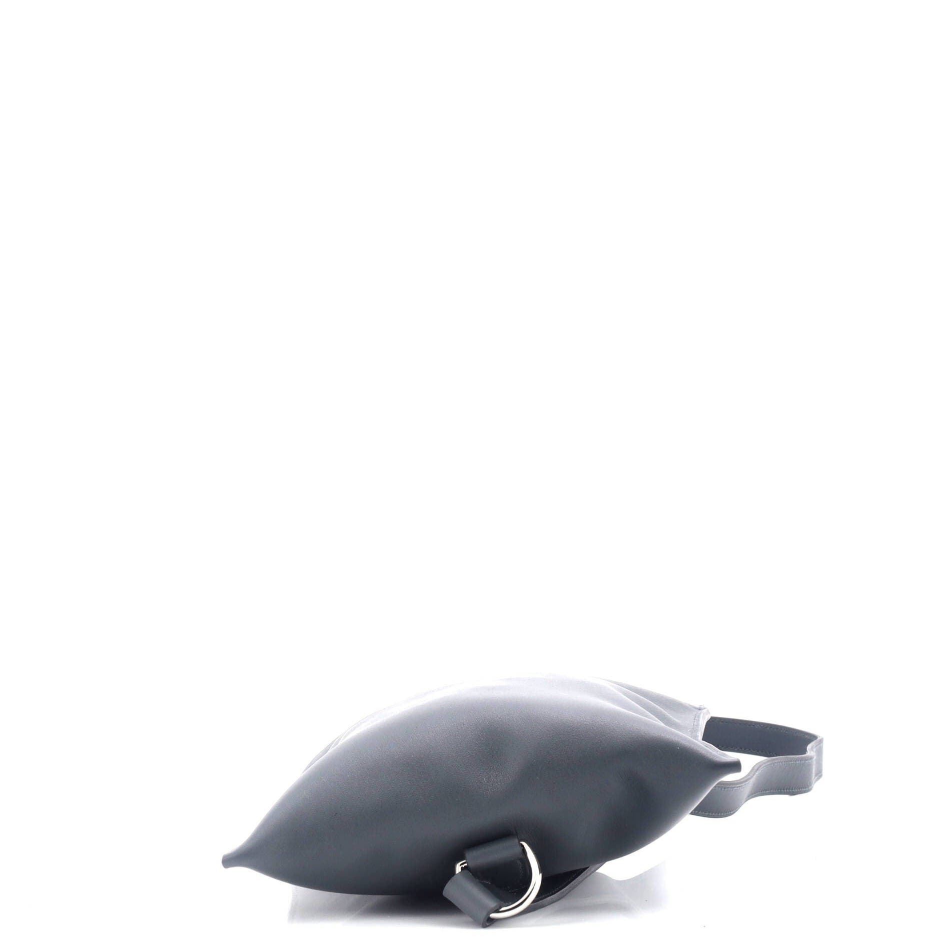 Pre-Owned Hermes Pochenplus Sling Wallet Leather, Alternate, color, Gris Misty