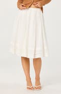 ASTR the Label Wrenlee Lace Trim Skirt
