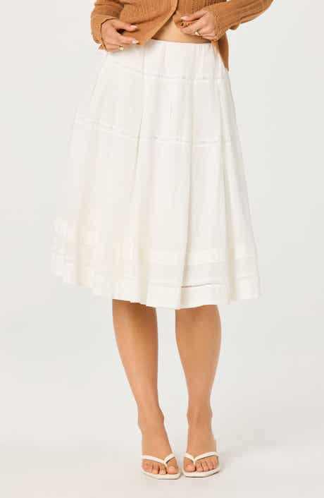 Wrenlee Lace Trim Skirt