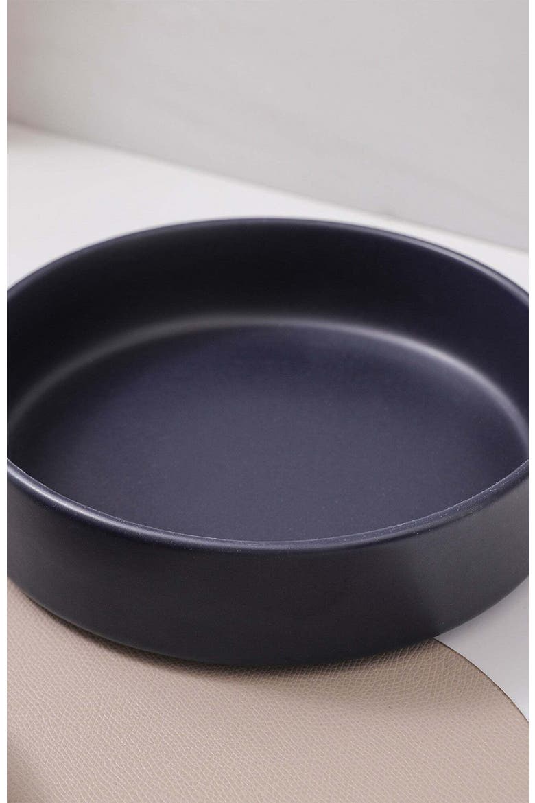 Cleo Stoneware 16-Piece Dinnerware Set, Alternate, color, Dark Blue