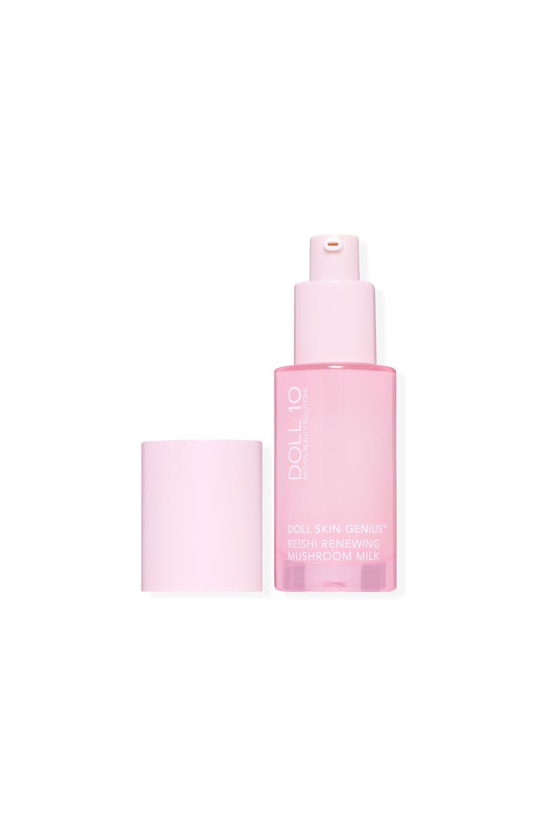 Doll 10 Beauty Dollskin Genius Reishi Renewing Mushroom Milk, Main, color, White